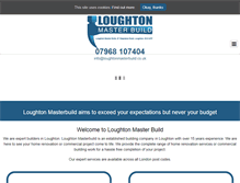 Tablet Screenshot of loughtonmasterbuild.co.uk
